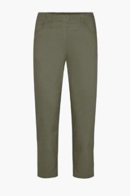 Laurie housut Patricia Regular Cropped Khaki todella mukavat käyttöhousut