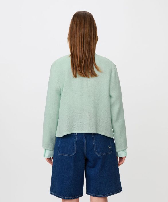 MASAI neulejakku Julitta Dusty Aqua/ minttu Upea klassikko tuotekuva 2