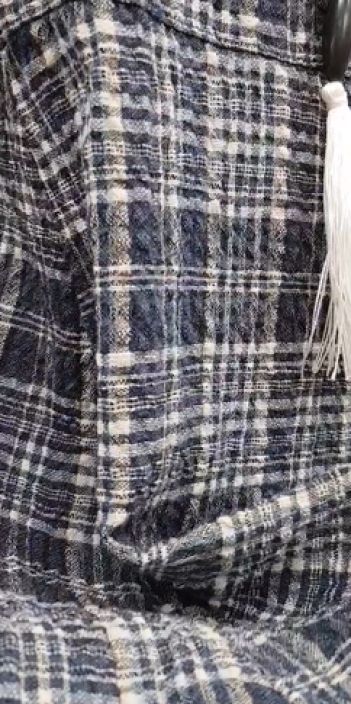 THING mekko 7195 Navy tummansininen kaunis ajaton ruutukuosi tuotekuva 8