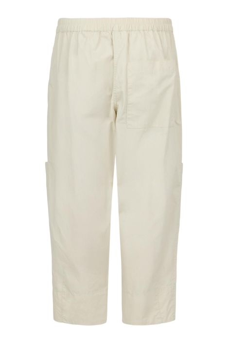 NOEN housut 81462 Beige mukava puuvilla joustavalla vyötäröllä tuotekuva 1