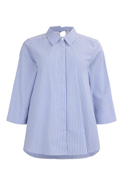 NOEN kauluspaita 86288 Sininen valkoiset raidat upeat kiiltavat kivet Tyylikas NOEN kauluspaita mukavalla mallilla jossa on NOEN kauluspaita 86288 Sininen valkoiset raidat upeat kiiltavat kivet Tyylikas NOEN kauluspaita mukavalla mallilla jossa on