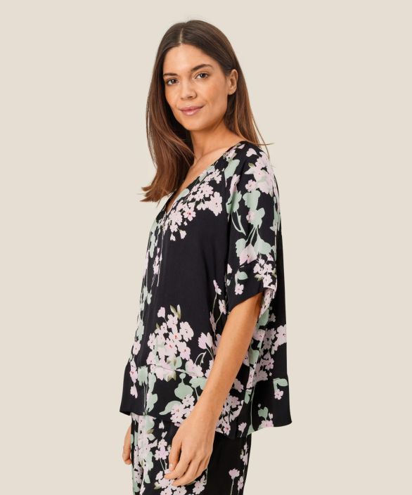 MASAI paita Begitta Pink Lady ihana Japani-tyylinen kuosi tuotekuva 3