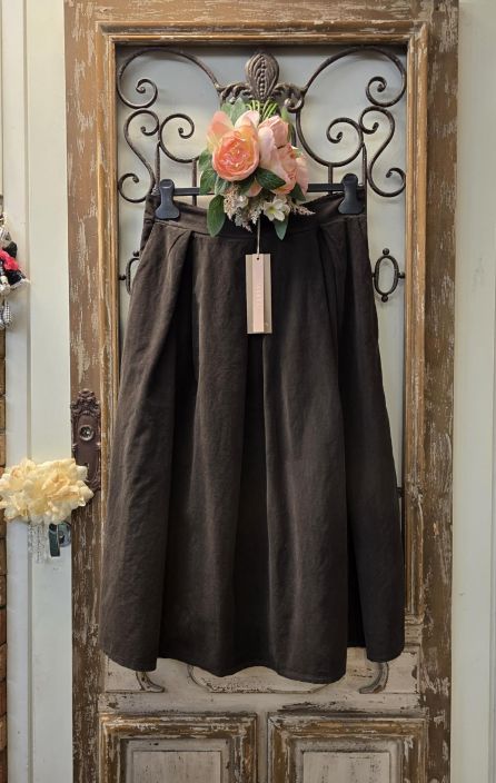 Marta du Chateau vakosametti hame 257080 Moro ihana ruskea tyylikas puuvilla Erinomaisen hinta-laatusuhteen omaavassa Marta