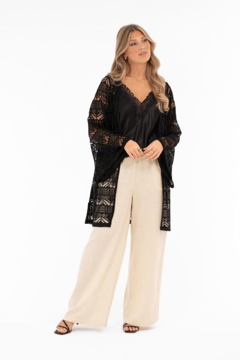 Capri Collection pitsijakku Nella Musta romanttinen lisäys asuihin tuotekuva 3