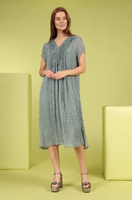 Grizas silkkimekko 5709A kevyt sage ja musta