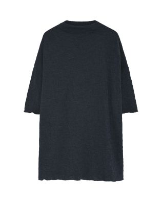 BLUSBAR Blusbar merinovilla Bubble tunika 6501 Blue Melange sininen