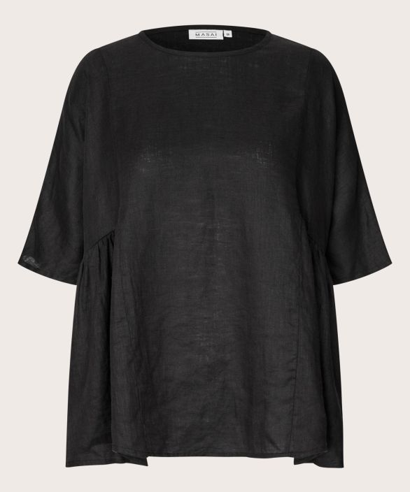 MASAI pellavapaita Blissea Musta täydellinen kesäpaita tuotekuva 5