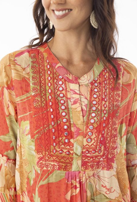 Escape mekko 91234 Rosa taivaallisen mukava kesämekko tuotekuva 4