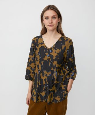 MASAI MASAI tunika Katacia Breen pehmeä rypytetty viskoosi vinoonleikattu