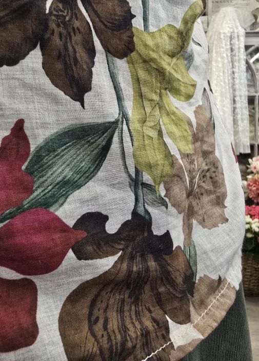 Marta du Château paita kauluksella 558920 beige kukkakuosi tuotekuva 5