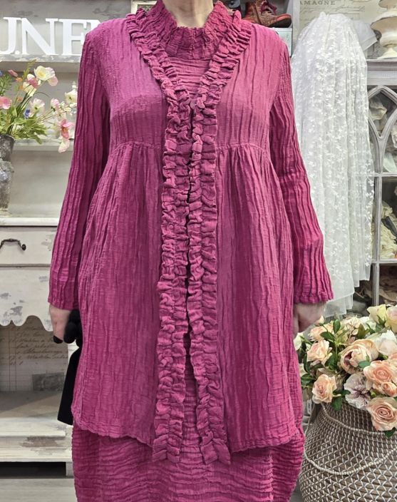 Grizas klassikko laatu jakku 71383 Pinkki Uniikki aaltoileva malli tuotekuva 5