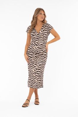 Capri Collection mekko Solene beige/musta kaunis malli