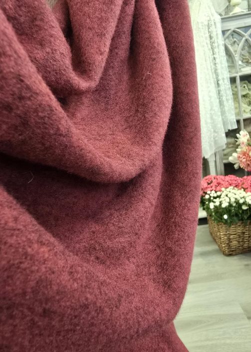 THING mekko 7107 Wine viininpunainen  taivaallisen pehmeä mekko joka täytyy kokea omissa käsissä tuotekuva 7