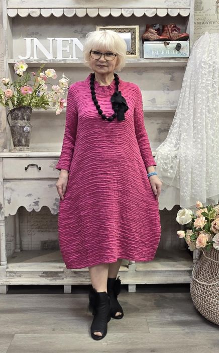 Grizas mekko 91754 Fuksia malliston klassikko tekstuuri tuotekuva 2