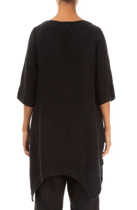 Grizas klassikko (pellava) tunika 5134 Musta upea jokaisen vaatekaapin kulmakivi tuotekuva 1 Grizas klassikko (pellava) tunika 5134 Musta upea jokaisen vaatekaapin kulmakivi tuotekuva 1