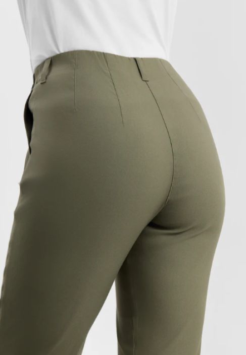 Laurie Capri housut Taylor 100565 Khaki uusi ympäristöystävällinen äärettömän pehmeä laatu tuotekuva 2