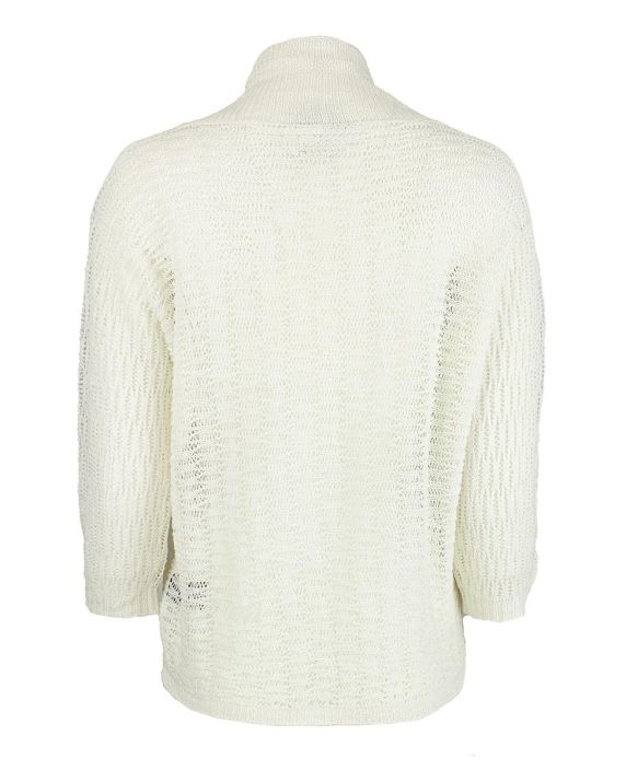 Boheme neulejakku B13184 Offwhite äärettömän mukava neulos tuotekuva 3