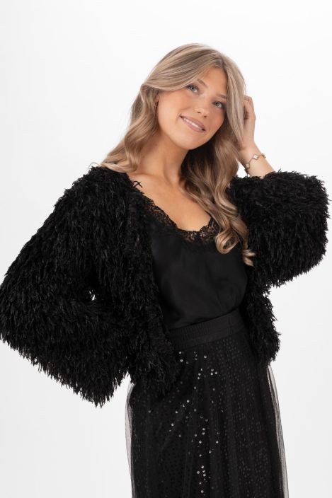 Capri Collection jakku Madison Musta ihanan pehmeä ja pörröinen,kitkaton vuori tuotekuva 6 Capri Collection jakku Madison Musta ihanan pehmeä ja pörröinen,kitkaton vuori tuotekuva 6