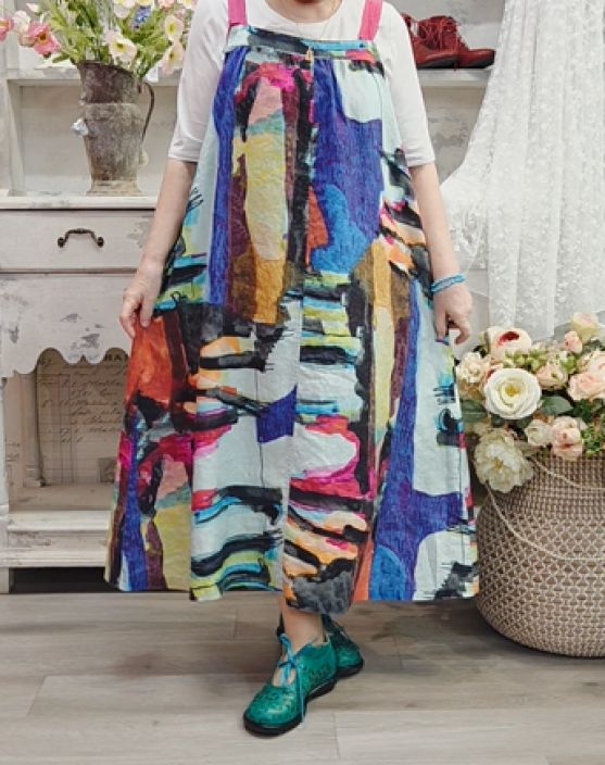 Grizas liivimekko 91912 Värikäs kuosi helppo ja mukava malli tuotekuva 1