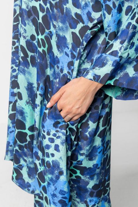 Aino tunika tunika Bianca Tinge kaunis inspiroitu kuosi tuotekuva 4