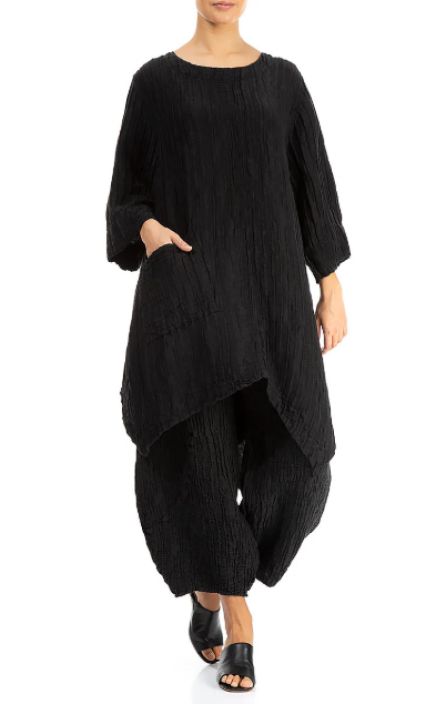 Grizas klassikko tunika 5134 Musta upea jokaisen vaatekaapin kulmakivi tuotekuva 3