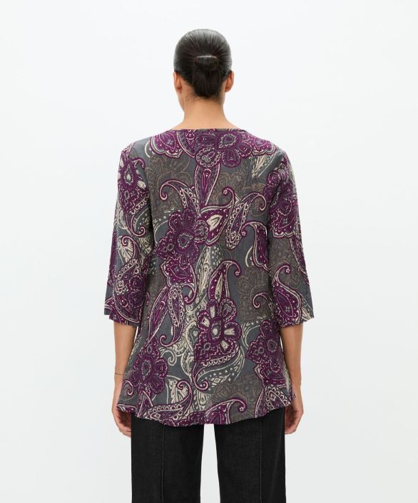 MASAI paita Kata Gloxinia Purppura harmaa taiteellinen kuosi tuotekuva 3 MASAI paita Kata Gloxinia Purppura harmaa taiteellinen kuosi tuotekuva 3