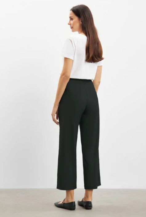 Laurie housut Donna Loose Cropped Musta leveät housut mukavasta uudesta laadusta tuotekuva 1