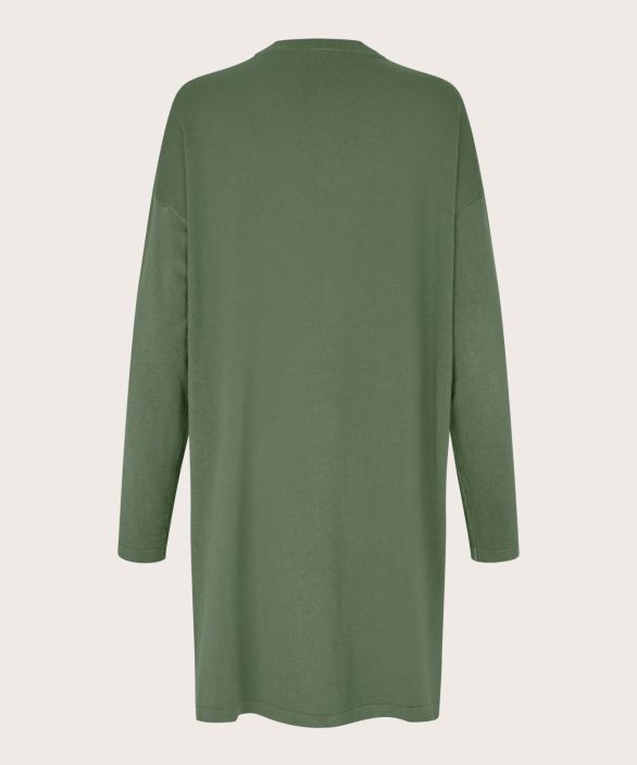 MASAI neulejakku Lon Duck Green pehmeä pitkä neuletakki pitää sinut lämpimänä tuotekuva 5