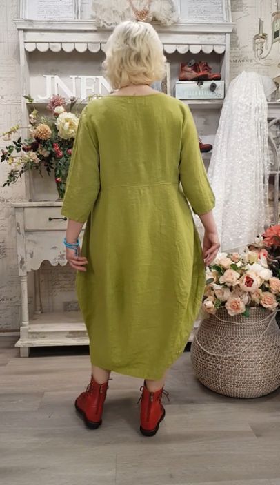 THING mekko 7149 Olive kaunis vihreä, balloona helmainen supersuosikki tuotekuva 1