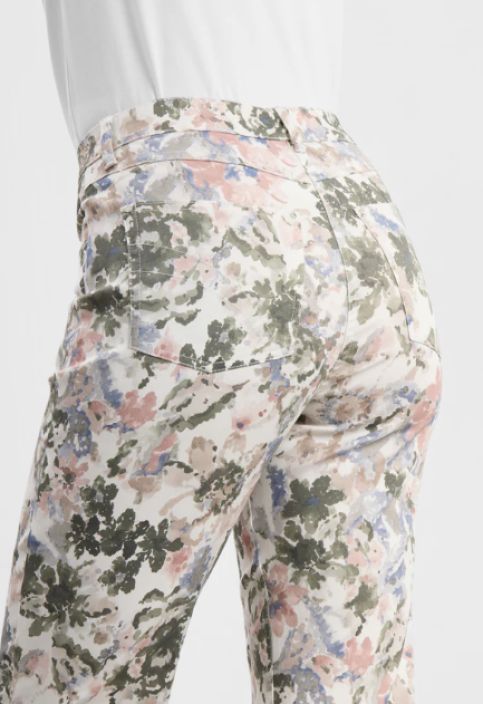 Laurie housut Hannah Khaki Watercolour vesivärikuosi Regular mitoitus, extra short / lyhyt tuotekuva 2 Laurie housut Hannah Khaki Watercolour vesivärikuosi Regular mitoitus, extra short / lyhyt tuotekuva 2