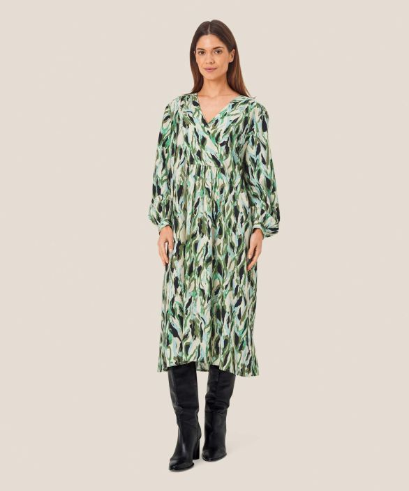 MASAI mekko Noemma Lichen Green kauden suosikki sävyt  A-mallissa tuotekuva 1