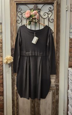 BLUSBAR Blusbar merinovilla neulemekko 7035 Black Coffee ruskea