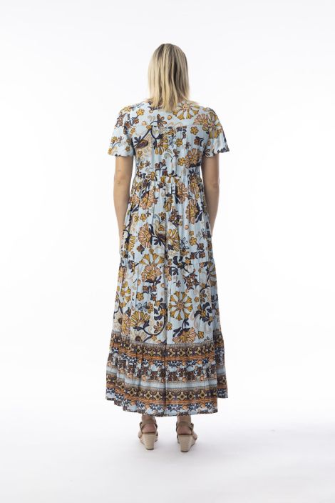 Orientique mekko 61733 Macieo Mukava malli tupsullisilla kiristysnauhoilla tuotekuva 2