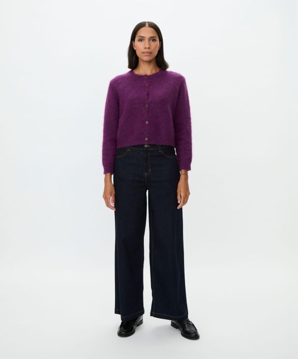MASAI neulejakku Lavi Gloxinia purppura suora tyylikäs neulos tuotekuva 3 MASAI neulejakku Lavi Gloxinia purppura suora tyylikäs neulos tuotekuva 3