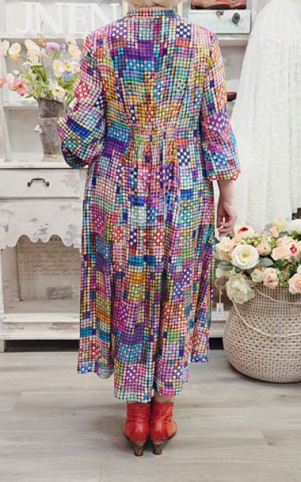 Sahara mekko GRD5196 Multi Colour Glass Tiles aivan upea värikäs ruutukuosi tuotekuva 3 Sahara mekko GRD5196 Multi Colour Glass Tiles aivan upea värikäs ruutukuosi tuotekuva 3