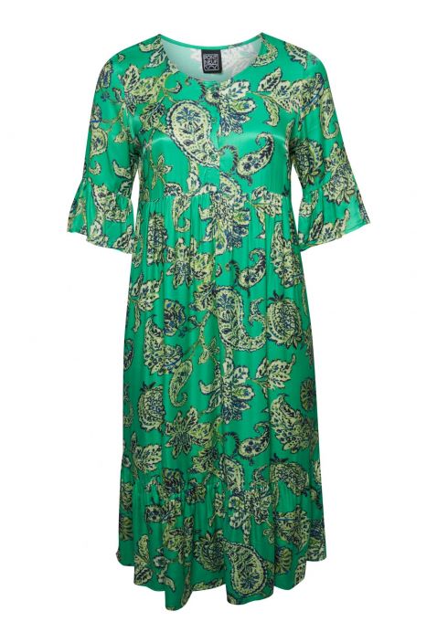 Pont Neuf mekko V2168 Prudence (Simply green) Ihanan pehmea laatu joka laskeutuu yllasi kauniisti! Mallissa on pyorea