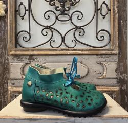 LAURA VITA Laura Vita kesäkengät Cyrielle 30 Petroli romanttinen malli kesäksi