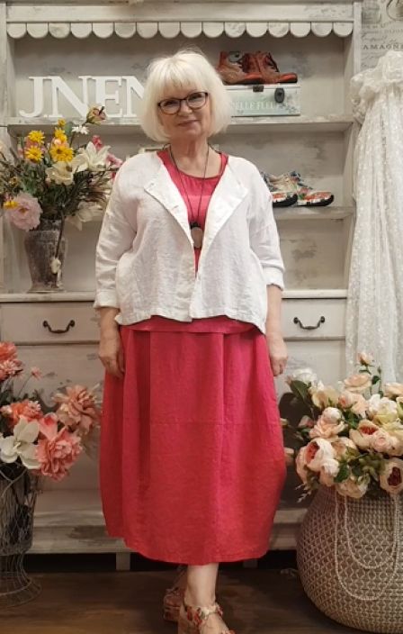 THING pellavahame 6933 Lotus pinkki THING on upouusi mallisto meilla! He valmistavat ihania tuotteita luonnonmateriaaleista,