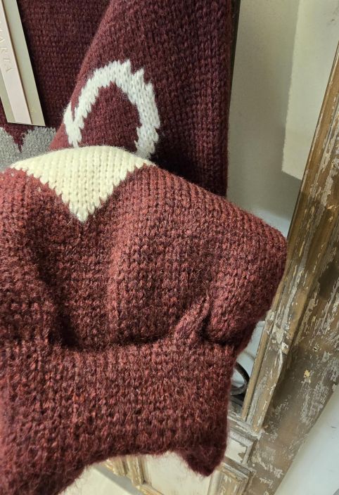 Marta du Château ihanan mukava sydänkuosi neule Amarante 64023 Wine viininpunainen tuotekuva 4 Marta du Château ihanan mukava sydänkuosi neule Amarante 64023 Wine viininpunainen tuotekuva 4