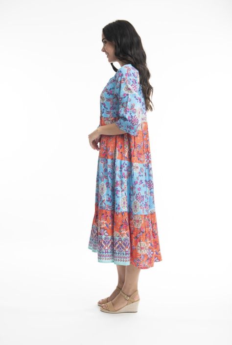 Orientique mekko 21059 kuosit Ihastuttavia kuoseja ja pehmea laatu! Tama mekko on taydellinen lampimille kausille, rannalle