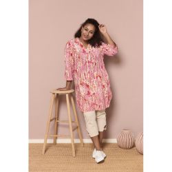 PONT NEUF Pont Neuf tunika Blake V4399 värikäs fuksia/pinkki kuvio