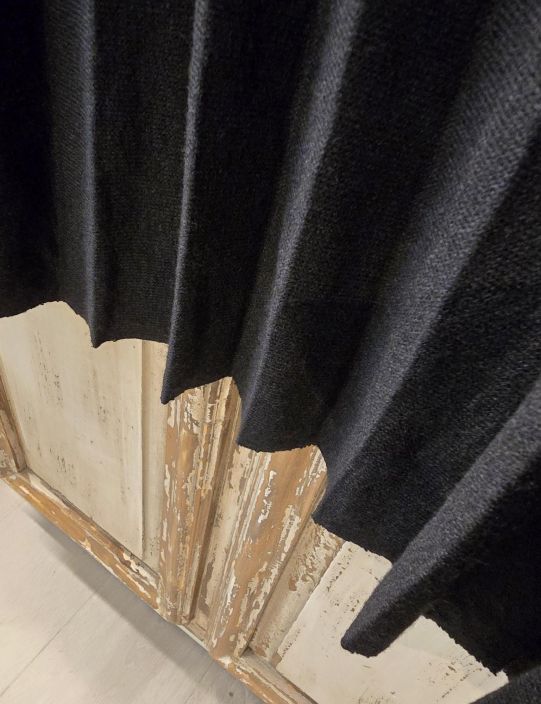 Marta du Château mekko 71653 Ajaton musta ihanan tuntuinen viskoosi/villa pliseerattu malli tuotekuva 3