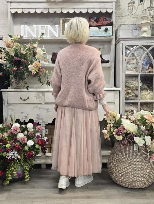 Marta du Chateau neulejakku 2413 Old pink vanha roosa todella pehmeä tuotekuva 5 Marta du Chateau neulejakku 2413 Old pink vanha roosa todella pehmeä tuotekuva 5