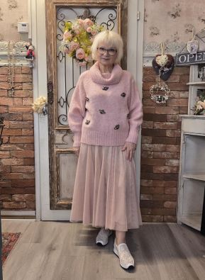 NOEN neule 84035 Roosa suloiset ötökkä koristeet