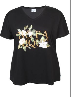 ZHENZI Zhenzi T-paita Leia Musta