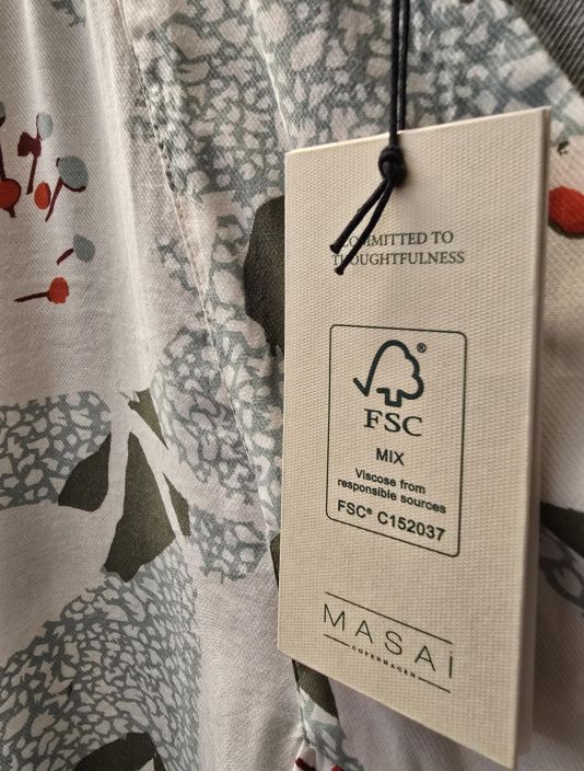 MASAI tunika Dusya Frosty Green kukkakuosi tuotekuva 1