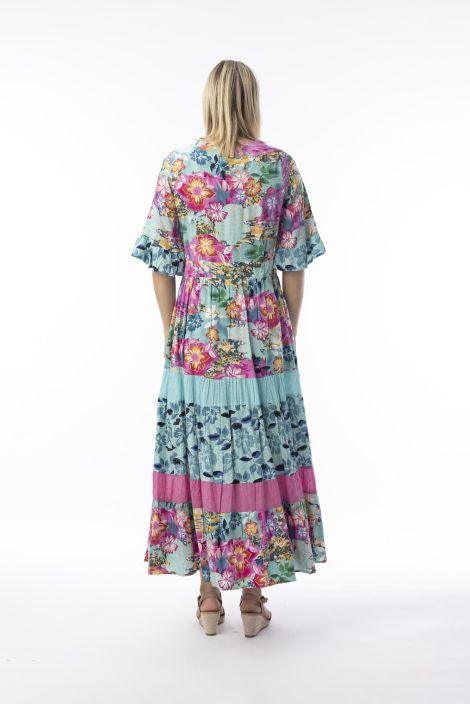 Orientique mekko 91272 Selaron ihanat kukkakuosit ja tekstuurit tuotekuva 1