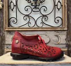 Laura Vita kesäkengät Cyrielle 30 Punainen romanttinen malli kesäksi