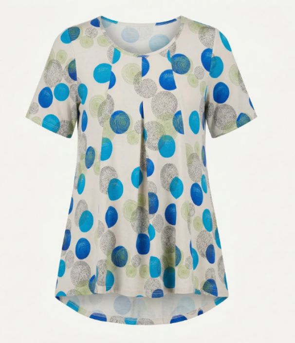 Pont Neuf pusero V4480 Elvira Turkoosi täpläkuosi tuotekuva 2