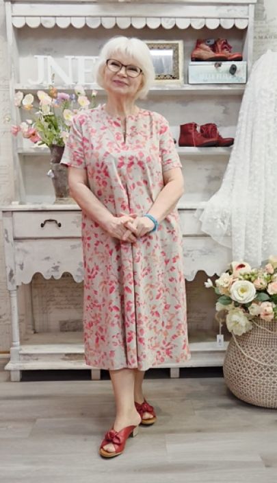 MASAI mekko Nipani Carmine ihanat oranssin ja pinkin sävyt tuotekuva 1